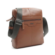 Picard Kiel Men's Leather Shoulder Bag (Cognac Brown)
