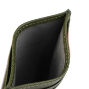 Picard Saffiano Men's Leather Card Holder (Military Green)