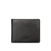 Picard Brooklyn Men's Bifold Leather Wallet with Card Window (Black)