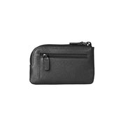 Picard Saffiano  Men's Leather Coin Pouch With Key Holder (Black)