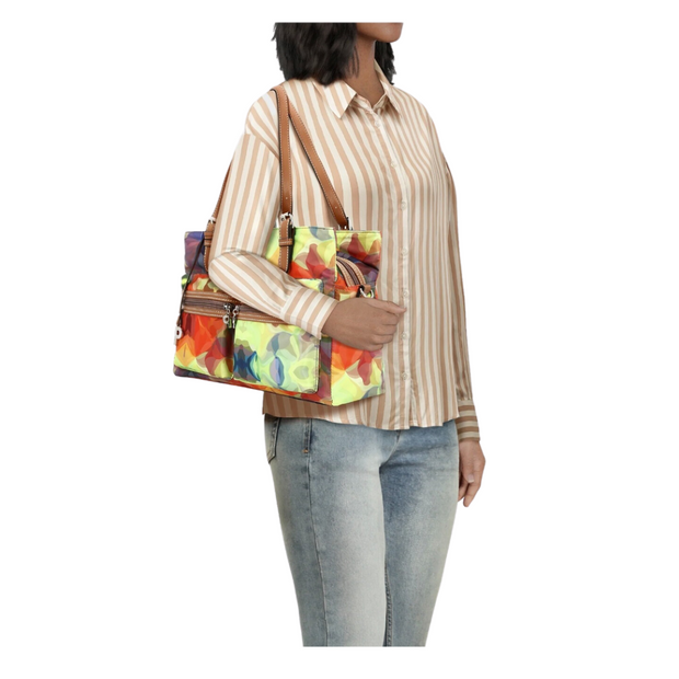 Picard Sonja Ladies Lightweight Water- Resistant Nylon Shopper Tote Bag th Sling (Dooby)