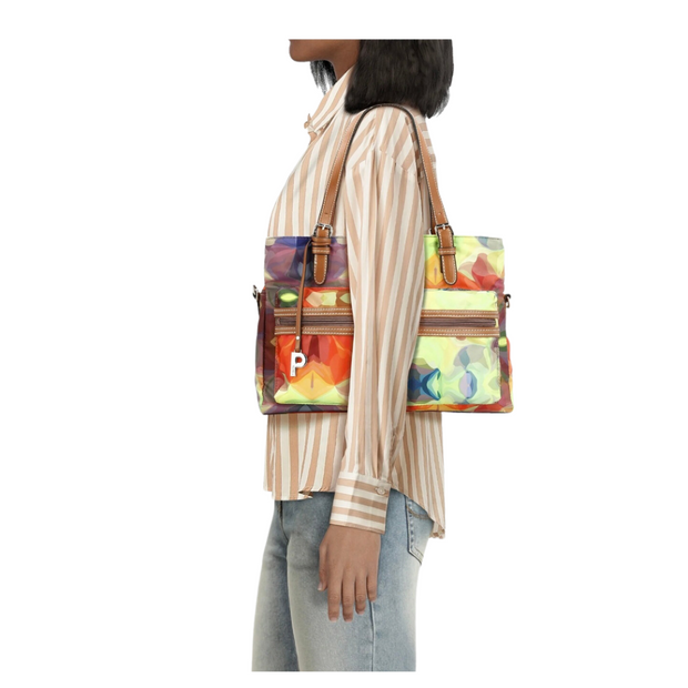 Picard Sonja Ladies Lightweight Water- Resistant Nylon Shopper Tote Bag th Sling (Dooby)