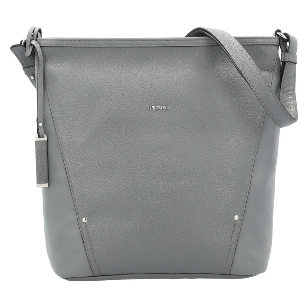 Picard Pleasure Ladies Leather Large Shoulder Bag (Granite)