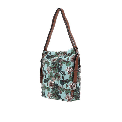 PICARD SONJA MULTI-FUNCTION LADIES SHOPPER BAG / BACKPACK (Flower)