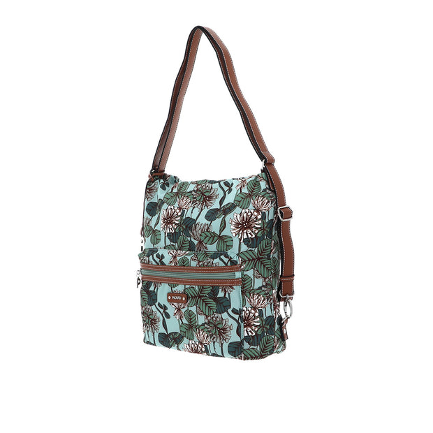PICARD SONJA MULTI-FUNCTION LADIES SHOPPER BAG / BACKPACK (Flower)