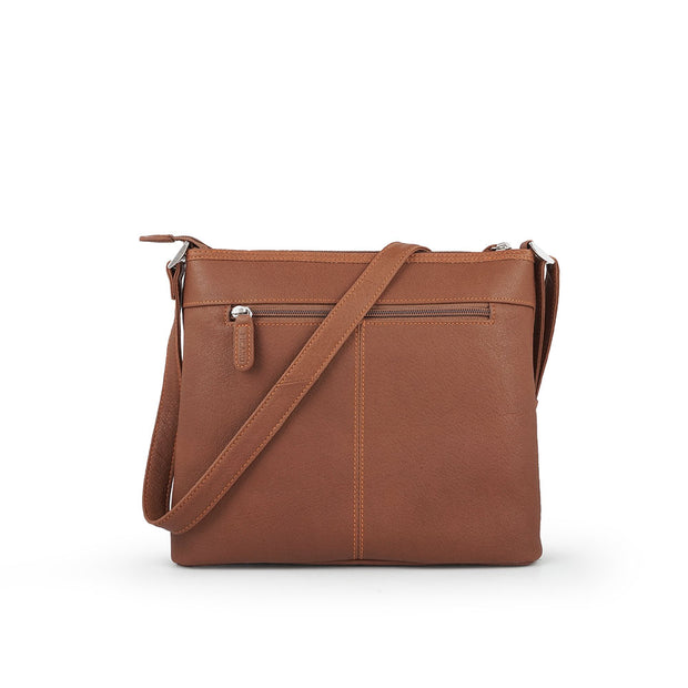 Picard Buffalo Ladies Leather Sling Bag (Cafe-Burgundy)