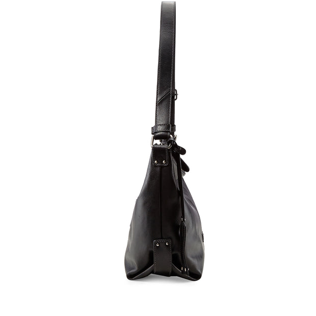 Picard Eternity Leather Multi-function Ladies Shoulder Bag / Hobo  (Black)