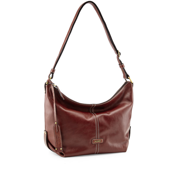 Picard Eternity Leather Multi-function Ladies Shoulder Bag / Hobo  (Cognac)