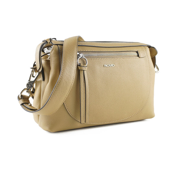 Picard Fengshui Ladies Leather Shoulder Bag (Beige)