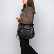 Picard Embrace Leather Shoulder Bag (Black)