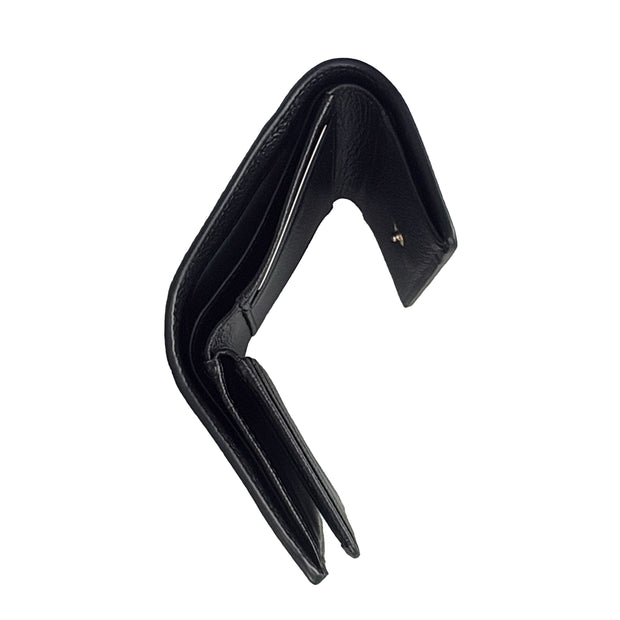 PICARD ELBE LEATHER TRIFOLD MEDIUM SIZE WALLET (Black)