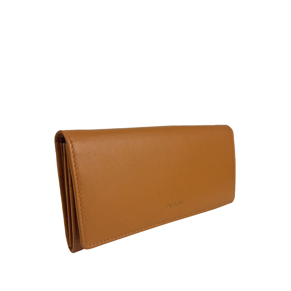 Picard Belinda Ladies Leather 3/4 Flap Long Wallet (Black