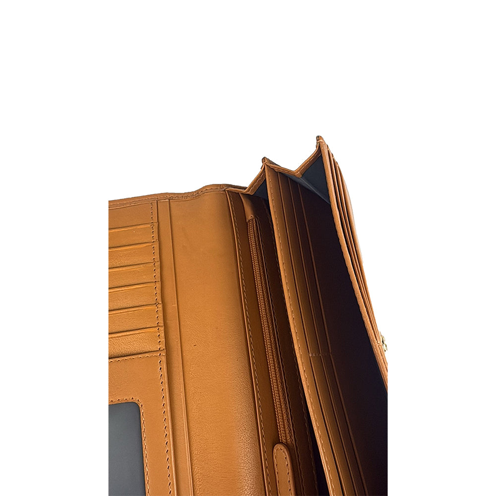 Picard Belinda Ladies Leather 3/4 Flap Long Wallet (Black