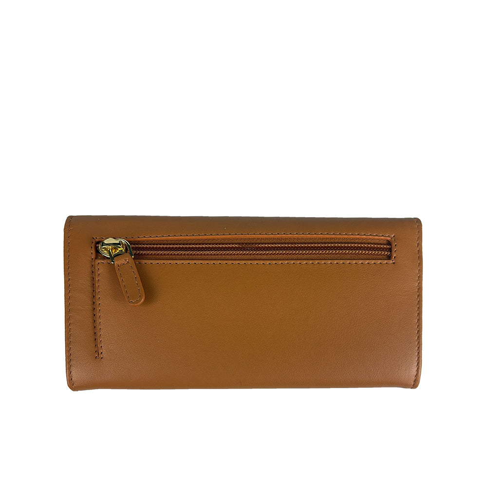 Picard Belinda Ladies Leather 3/4 Flap Long Wallet (Black