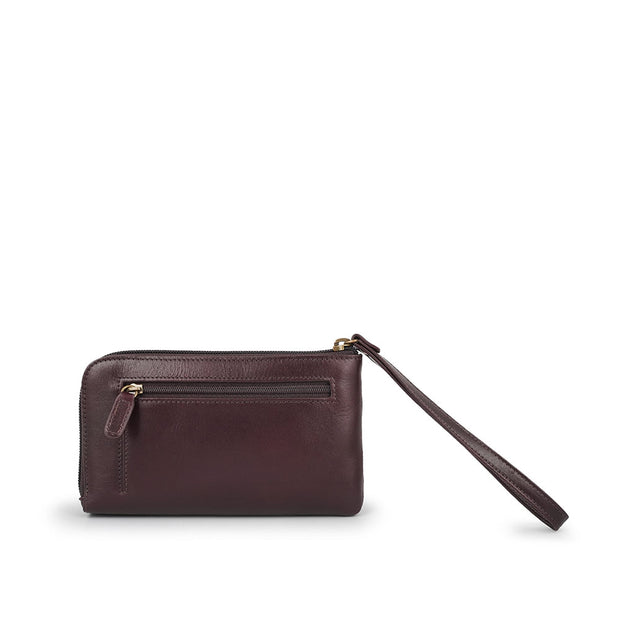 Picard Breve Ladies  Zipdown Leather Pouch (Brown)
