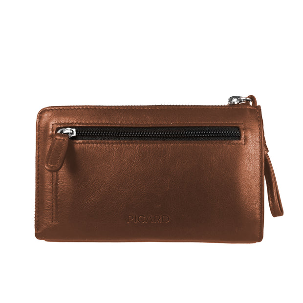 Picard Donna 1 Ladies Leather Card and Coin Wallet (Cognac)