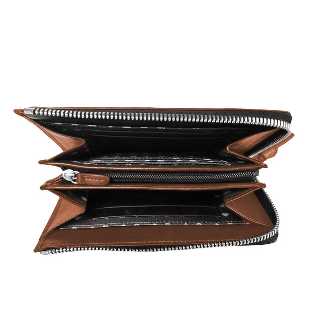 Picard Donna 1 Ladies Leather Card and Coin Wallet (Cognac)