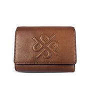 Picard Donna 1 Ladies Leather Wallet with Card and Coin Compartment (Cognac)