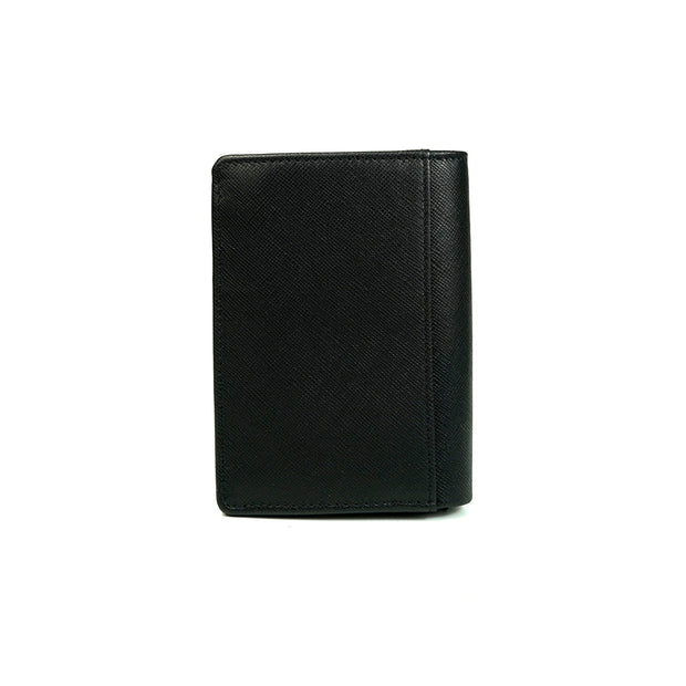 Picard Drew Ladies Bifold Leather Wallet with Card Window (Black)