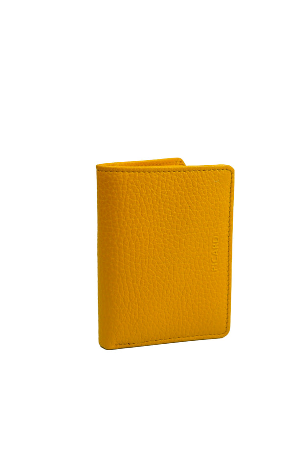 Picard Pure Two-Fold  Small Ladies Leather Wallet (Yellow)