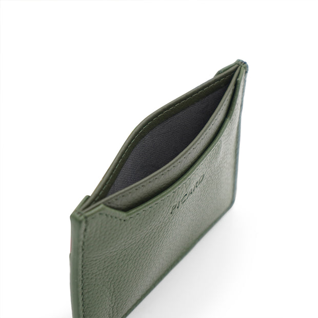 Picard Rhone Ladies Leather Card Case (Military Green)