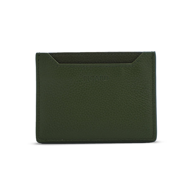 Picard Rhone Ladies Leather Card Case (Military Green)