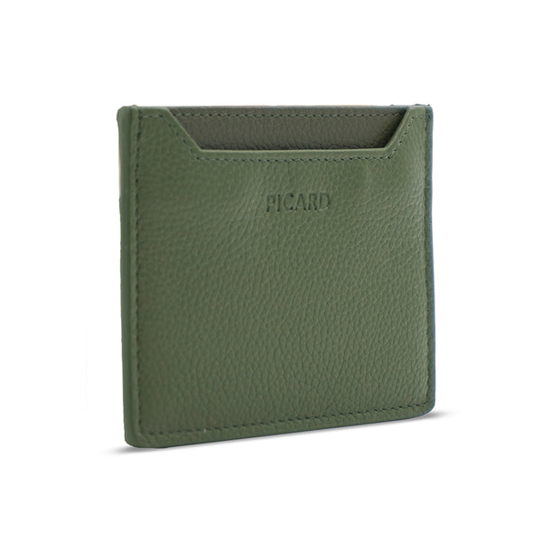 Picard Rhone Ladies Leather Card Case (Military Green)