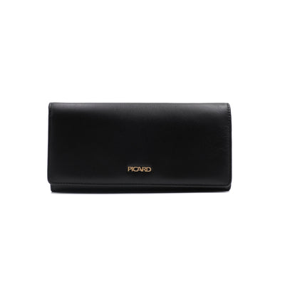 Picard Winchester Ladies Long Leather Wallet (Black)