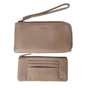 PICARD ELBE LEATHER MEDIUM ZIPDOWN WALLET WITH INTERNAL POUCH (Hazel)