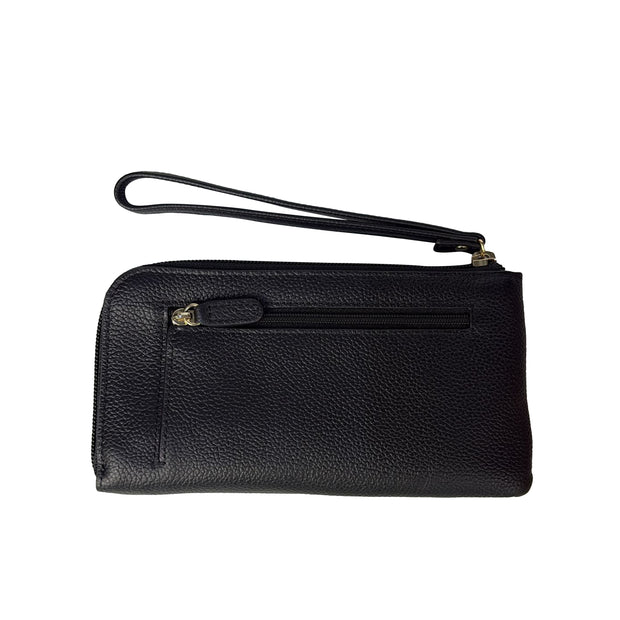 PICARD ELBE LEATHER MEDIUM ZIPDOWN WALLET WITH INTERNAL POUCH (Hazel)