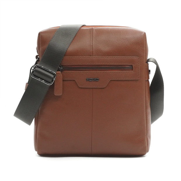 Picard Kiel Men's Leather Shoulder Bag (Cognac Brown)