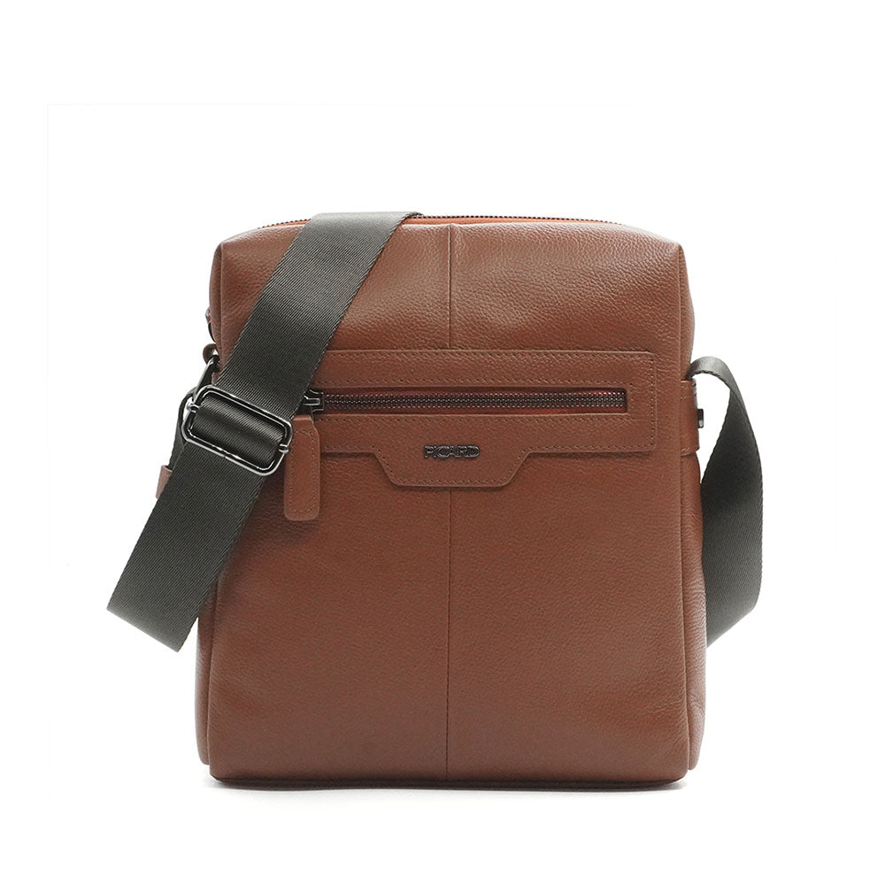 Picard Kiel Men's Leather Shoulder Bag (Cognac Brown) – Picard