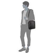 Picard Milano Men's Leather Shoulder Bag (Cafe)