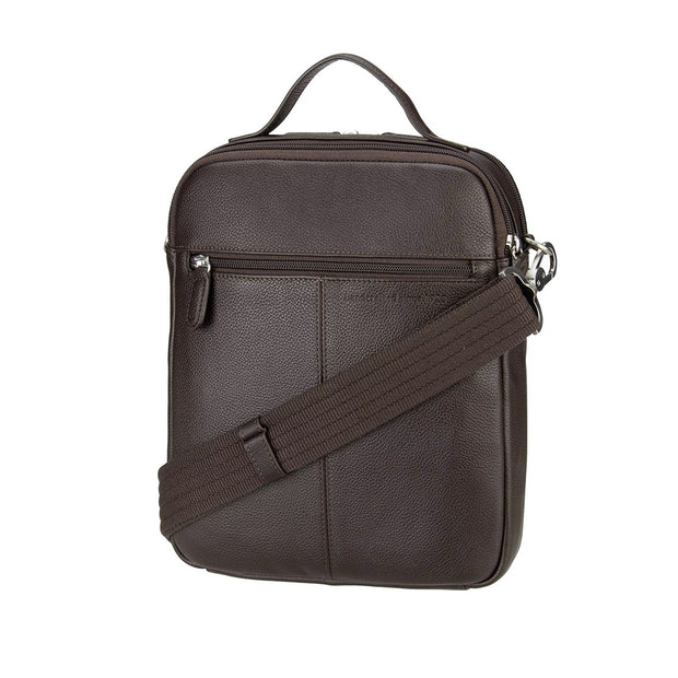 Picard Milano Men's Leather Shoulder Bag (Cafe)