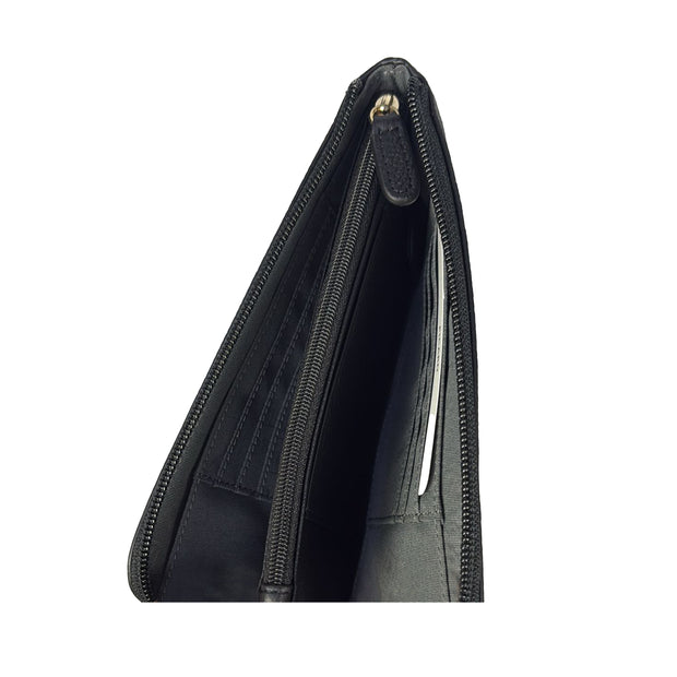 PICARD ELBE LEATHER MEDIUM ZIPDOWN WALLET WITH INTERNAL POUCH (Hazel)