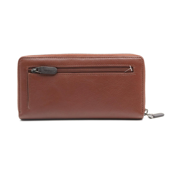 Picard Alois  Men's Long Leather Wallet with Zip (Cognac)