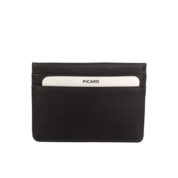 Picard Brooklyn Leather Card Holder (Cafe)