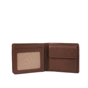 Picard Brooklyn Men's Leather Wallet with Centre Flap and Coin Compartment (Black)