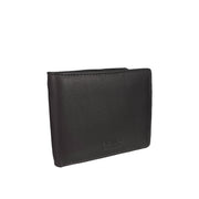 Picard Brooklyn Men's Leather Bifold Wallet with Centre Flap and Coin Compartment (Brown)
