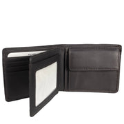 Picard Brooklyn Men's Leather Bifold Wallet with Centre Flap and Coin Compartment (Brown)