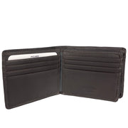 Picard Brooklyn Men's Leather Bifold Wallet with Centre Flap and Coin Compartment (Brown)
