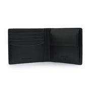 Picard Calum Men's Leather Wallet with Card Slot and Coin Compartment(Black)