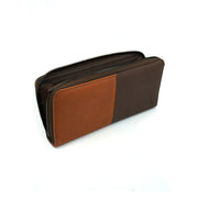 Picard Dallas Men's Leather Long Wallet (Tan-Cafe)