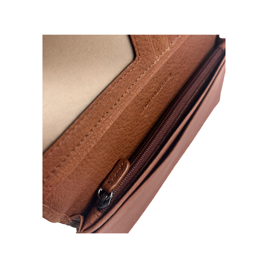 Picard Munich Men's Long Leather Bifold Wallet with Window Card