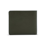 Picard Saffiano Men's  Leather Wallet with Coin Pouch (Military Green)