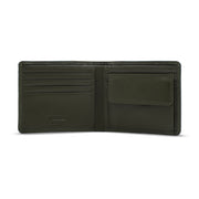 Picard Saffiano Men's  Leather Wallet with Coin Pouch (Military Green)
