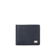 Picard Saffiano Men's  Leather Wallet with Coin Pouch (Navy)
