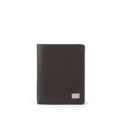 Picard Saffiano Men's Vertical Leather Wallet with Centre Flap and Coin Pouch (Cafe)
