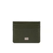 Picard Saffiano Leather Card Holder (Military Green)