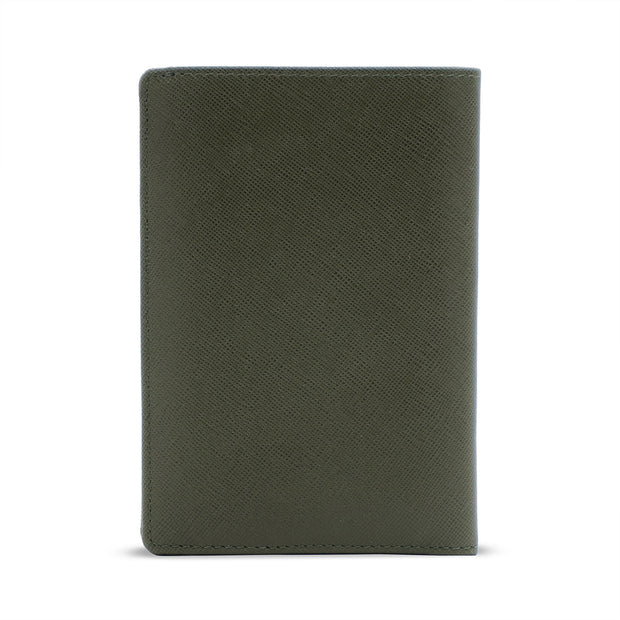 Picard Saffiano Men's Passport  Leather Holder (Military Green)